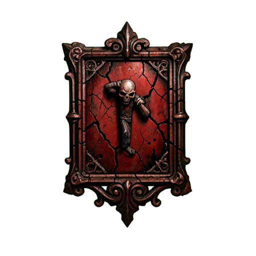 Célula da Masmorra Enferrujada — sprite pixel art 512×512