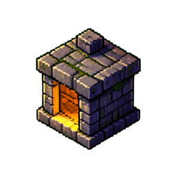 Dungeon Zelle — 256×256 Pixel-Art-Sprite