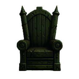 Cadeira do Trono do Labirinto — sprite pixel art 256×256