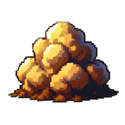 Dust Cloud - 256x256 pixel art sprite