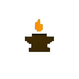 Ferreiro Anão (Baixa Resolução) — sprite pixel art 256×256