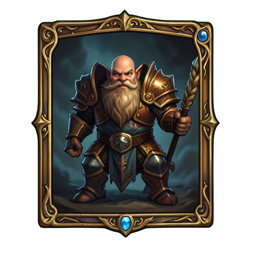 Dwarfking Beard Braid — 512×512 pixel art sprite