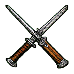 Dwarven Sling — 256×256 pixel art sprite