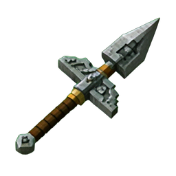 Lança de anão — sprite pixel art 256×256