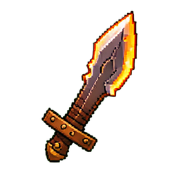 ドワーフの戦鎚 ルーン — 256×256 ピクセルアートスプライト
