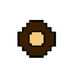 Golem Terrestre (Basse Résolution) — sprite pixel art 256×256