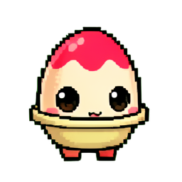 Carton à œufs — sprite pixel art 256×256