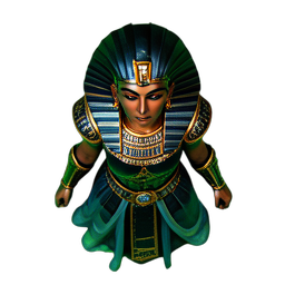 Egyptian Priestess (Cinematic) - 256x256 pixel art sprite