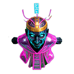 Egyptian Priestess (Cyberpunk) - 256x256 pixel art sprite