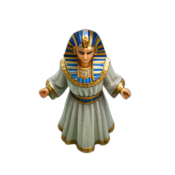 Sacerdotisa Egipcia (HD-2D) — sprite pixel art 256×256