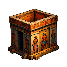 Egyptian Tomb - 256x256 pixel art sprite