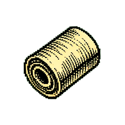 Elastic Band Roll — 256×256 pixel art sprite