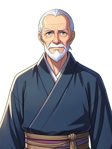 Historiador bardo — sprite pixel art 384×512