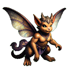 Alte Fee-Geist — 256×256 Pixel-Art-Sprite