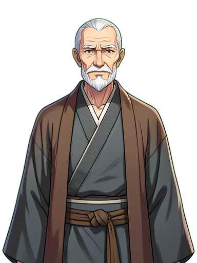 Elder Sage Mountain — 384×512 pixel art sprite