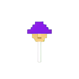 Elder Wizard (Low-Res) - 256x256 pixel art sprite