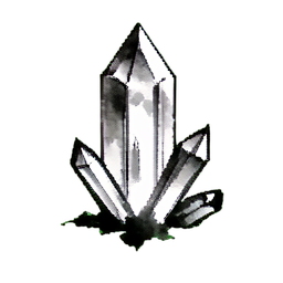 Cristal du Noyau Élémentaire — sprite pixel art 256×256