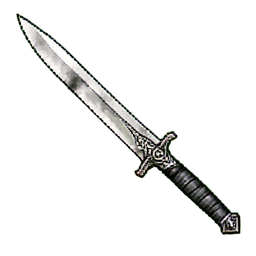 Elfischer Verratsschwert — 256×256 Pixel-Art-Sprite
