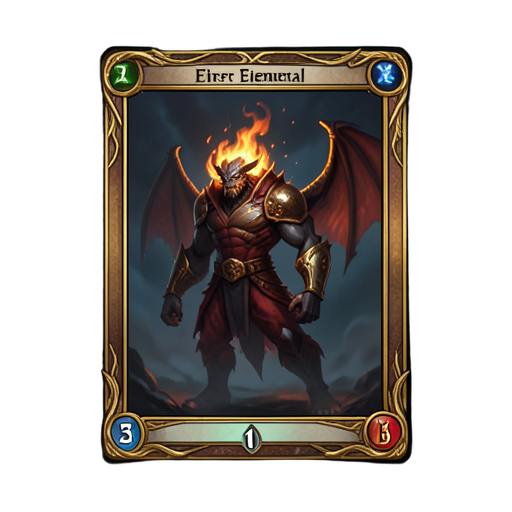 Elemento Fuego de Brasa — sprite pixel art 512×512