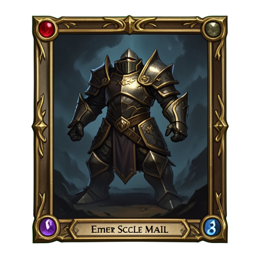 Armure de Squames de Braise — sprite pixel art 512×512