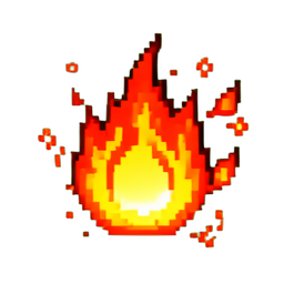 Glutburst — 256×256 Pixel-Art-Sprite