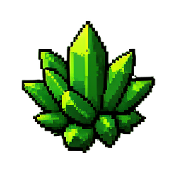 Emerald (16-Bit) - 256x256 pixel art sprite