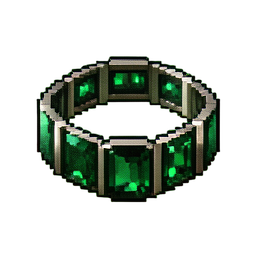 Brazal de Puño de Esmeralda — sprite pixel art 256×256