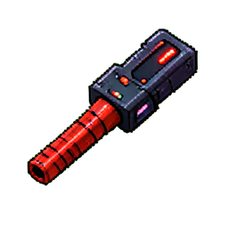 Notfallstoßstange rot (Filmisch) — 256×256 Pixel-Art-Sprite