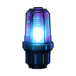 Notlichtleuchtturm — 256×256 Pixel-Art-Sprite