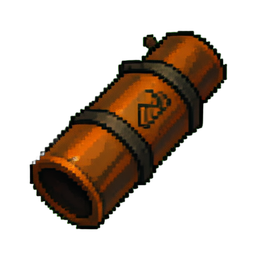 Emergency Whistle Orange — 256×256 pixel art sprite