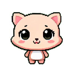 Emote Surprise — 256×256 pixel art sprite