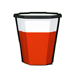 Enamel Camping Cup — 256×256 pixel art sprite