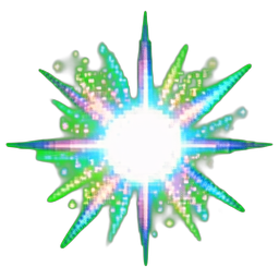 魅惑の輝き — 256×256 ピクセルアートスプライト
