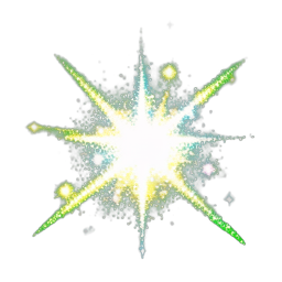 Enchant Sparkle Aura — 256×256 pixel art sprite