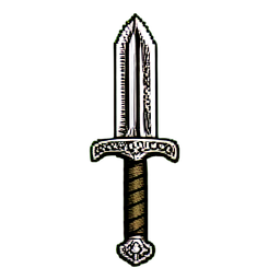 Verzauberte Verratsschwert — 256×256 Pixel-Art-Sprite
