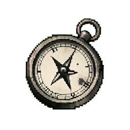 Enchanted Compass — 256×256 pixel art sprite