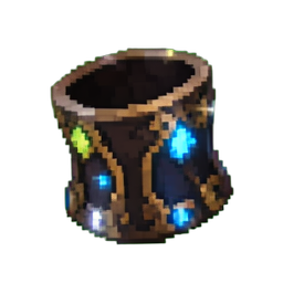 Verzauberter Ausdauerarmband — 256×256 Pixel-Art-Sprite