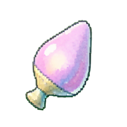 Verzauberter Glücksamulett — 256×256 Pixel-Art-Sprite