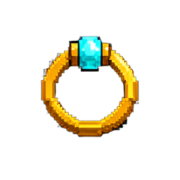 Enchanted Ring (16-Bit) - 256x256 pixel art sprite