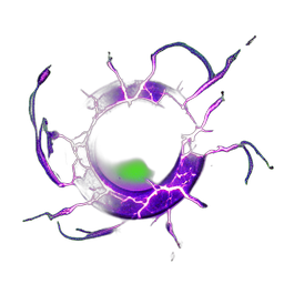 Verzauberter Ring (VFX) — 256×256 Pixel-Art-Sprite