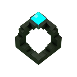 Anel Encantado (Voxel) — sprite pixel art 256×256