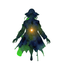 Enchantress (Atmospheric) - 256x256 pixel art sprite