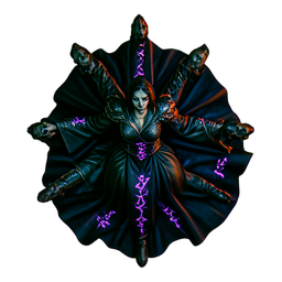 Enchantress (Cinematic) - 256x256 pixel art sprite