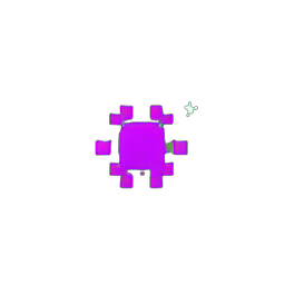 Hexe (Niedrig) — 256×256 Pixel-Art-Sprite
