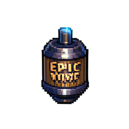 Tónico de Defensa Épico — sprite pixel art 256×256