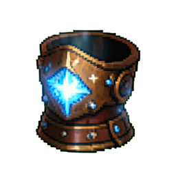 Brazal de Resistencia Épica — sprite pixel art 256×256