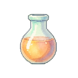 Potion de Santé Épique — sprite pixel art 256×256