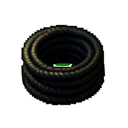 Bobina de cuerda de escape — sprite pixel art 256×256