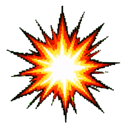 Explosion Large - 256x256 pixel art sprite