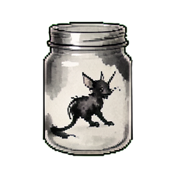 Tarro de Linterna de Hada — sprite pixel art 256×256